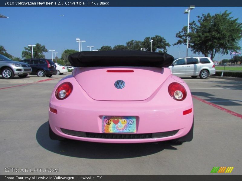Pink / Black 2010 Volkswagen New Beetle 2.5 Convertible