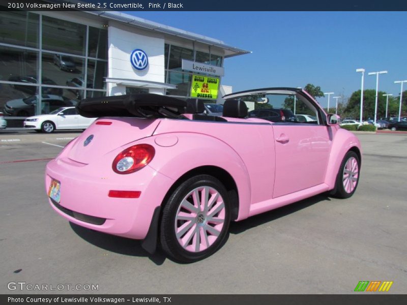 Pink / Black 2010 Volkswagen New Beetle 2.5 Convertible
