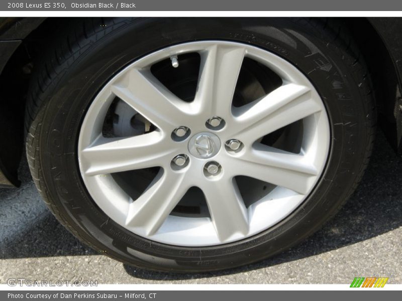 Obsidian Black / Black 2008 Lexus ES 350