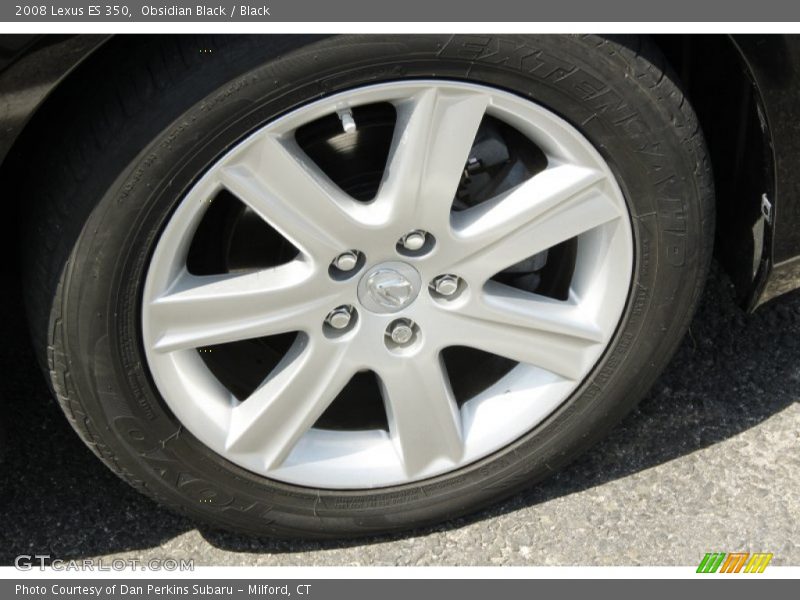 Obsidian Black / Black 2008 Lexus ES 350