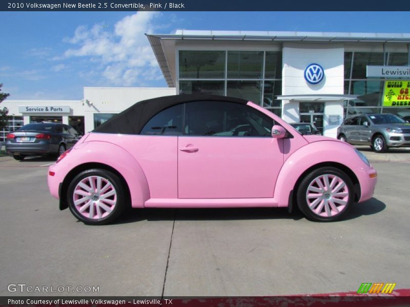 Pink / Black 2010 Volkswagen New Beetle 2.5 Convertible