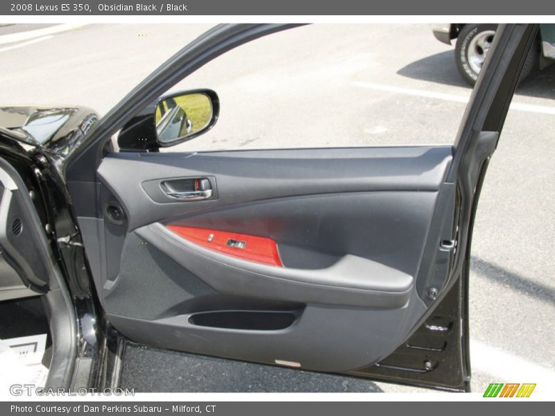 Obsidian Black / Black 2008 Lexus ES 350