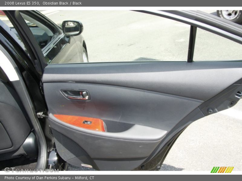 Obsidian Black / Black 2008 Lexus ES 350