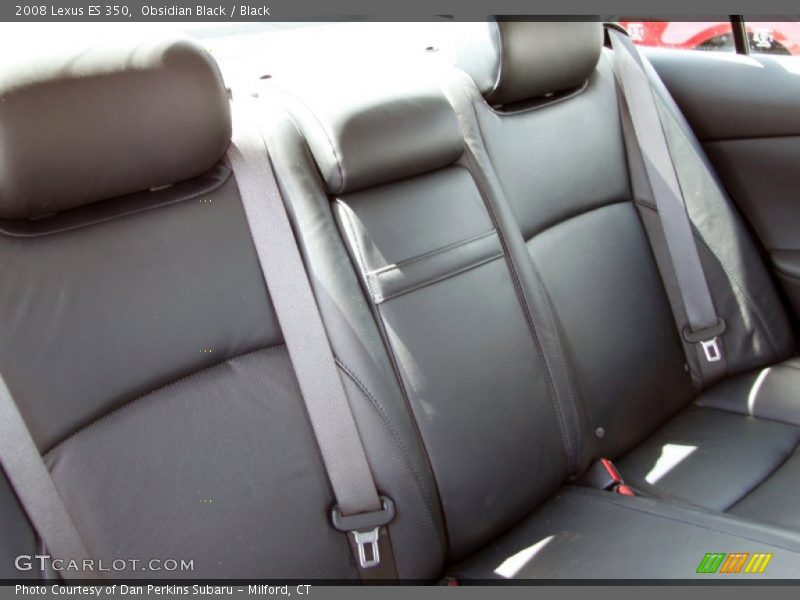 Obsidian Black / Black 2008 Lexus ES 350