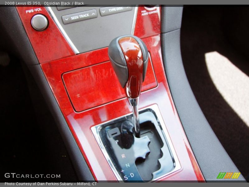 Obsidian Black / Black 2008 Lexus ES 350