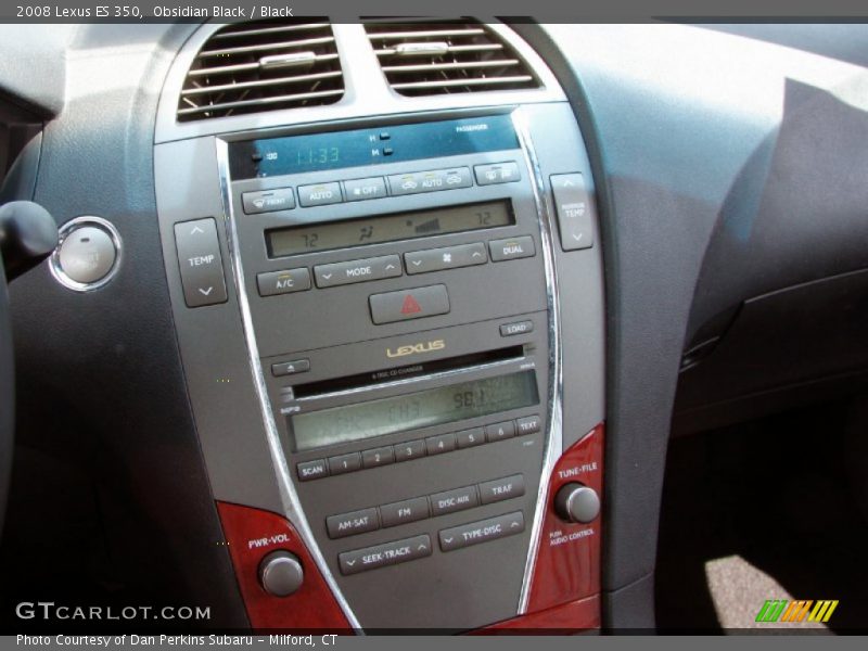 Obsidian Black / Black 2008 Lexus ES 350