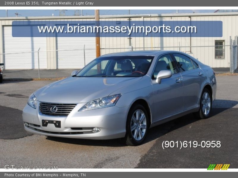 Tungsten Metallic / Light Gray 2008 Lexus ES 350