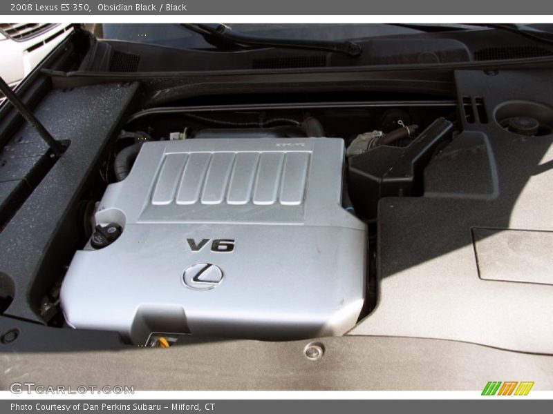 Obsidian Black / Black 2008 Lexus ES 350