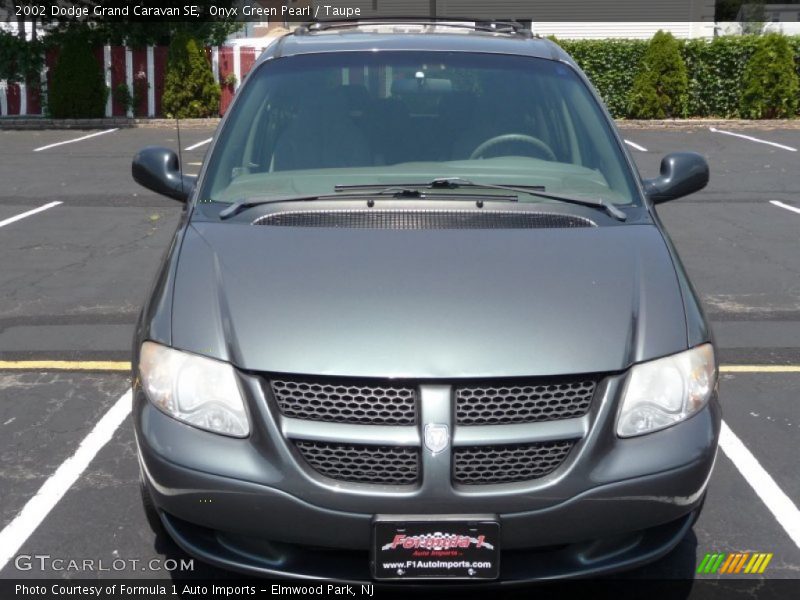 Onyx Green Pearl / Taupe 2002 Dodge Grand Caravan SE