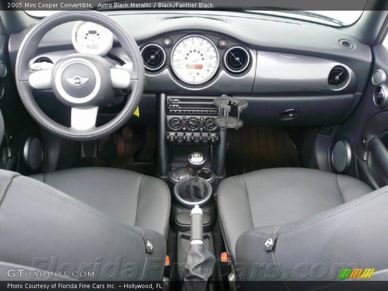 Astro Black Metallic / Black/Panther Black 2005 Mini Cooper Convertible