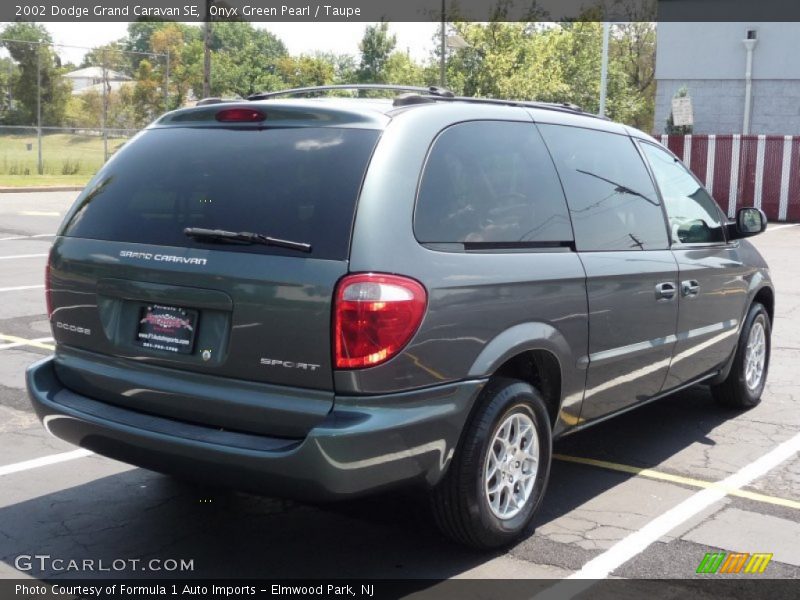 Onyx Green Pearl / Taupe 2002 Dodge Grand Caravan SE