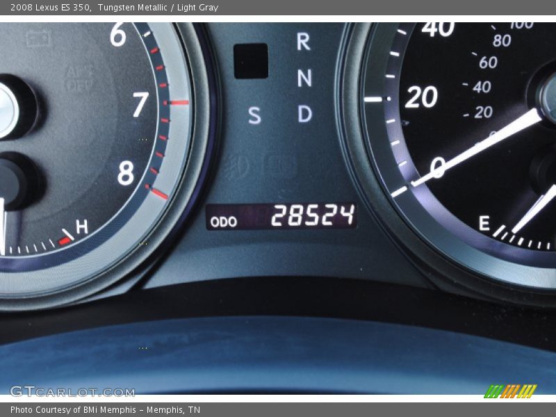 Tungsten Metallic / Light Gray 2008 Lexus ES 350