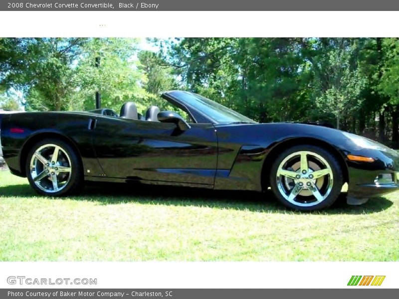 Black / Ebony 2008 Chevrolet Corvette Convertible