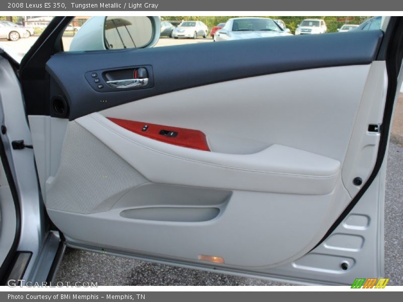 Tungsten Metallic / Light Gray 2008 Lexus ES 350
