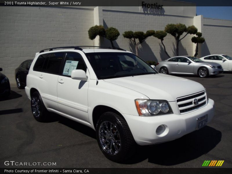 Super White / Ivory 2001 Toyota Highlander