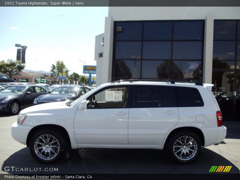 Super White / Ivory 2001 Toyota Highlander