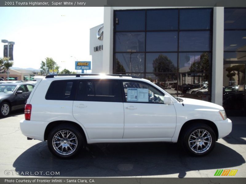 Super White / Ivory 2001 Toyota Highlander