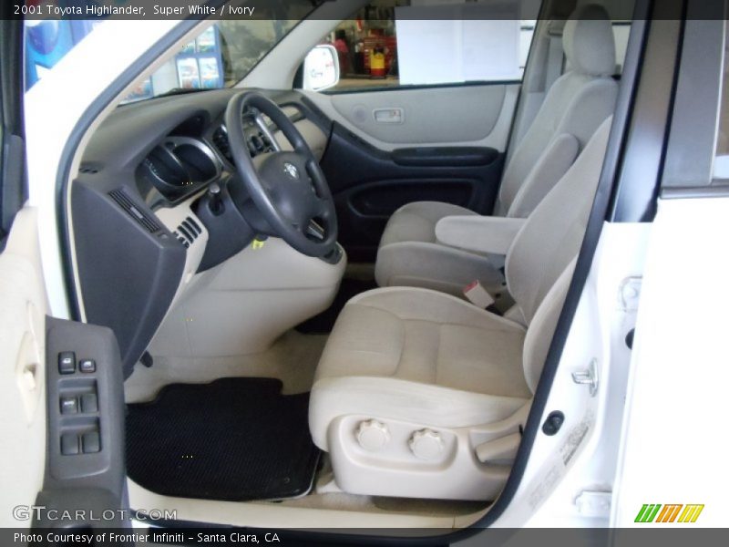 Super White / Ivory 2001 Toyota Highlander