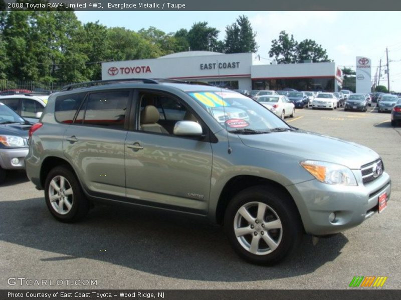 Everglade Metallic / Taupe 2008 Toyota RAV4 Limited 4WD