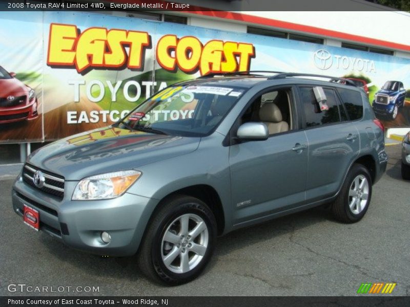 Everglade Metallic / Taupe 2008 Toyota RAV4 Limited 4WD