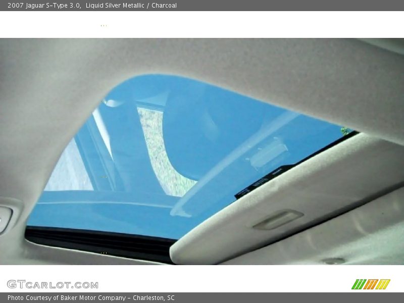 Liquid Silver Metallic / Charcoal 2007 Jaguar S-Type 3.0