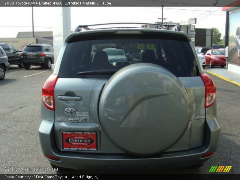 Everglade Metallic / Taupe 2008 Toyota RAV4 Limited 4WD