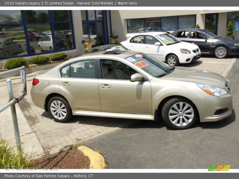 Harvest Gold Metallic / Warm Ivory 2010 Subaru Legacy 2.5i Limited Sedan