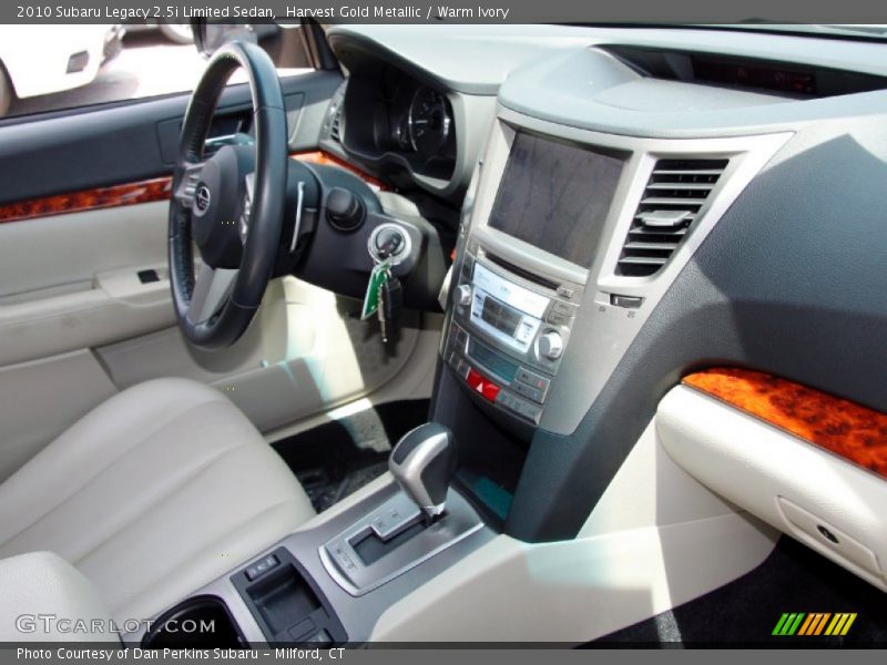 Harvest Gold Metallic / Warm Ivory 2010 Subaru Legacy 2.5i Limited Sedan