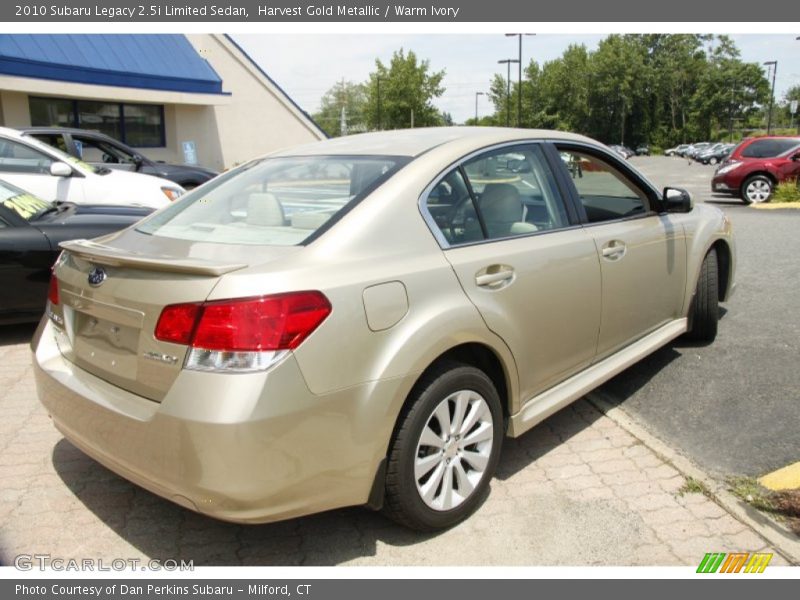 Harvest Gold Metallic / Warm Ivory 2010 Subaru Legacy 2.5i Limited Sedan