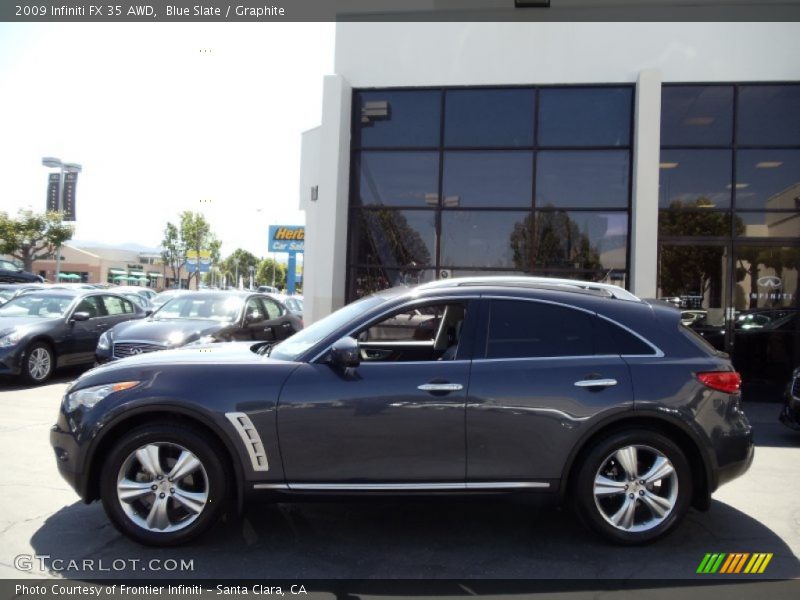 Blue Slate / Graphite 2009 Infiniti FX 35 AWD