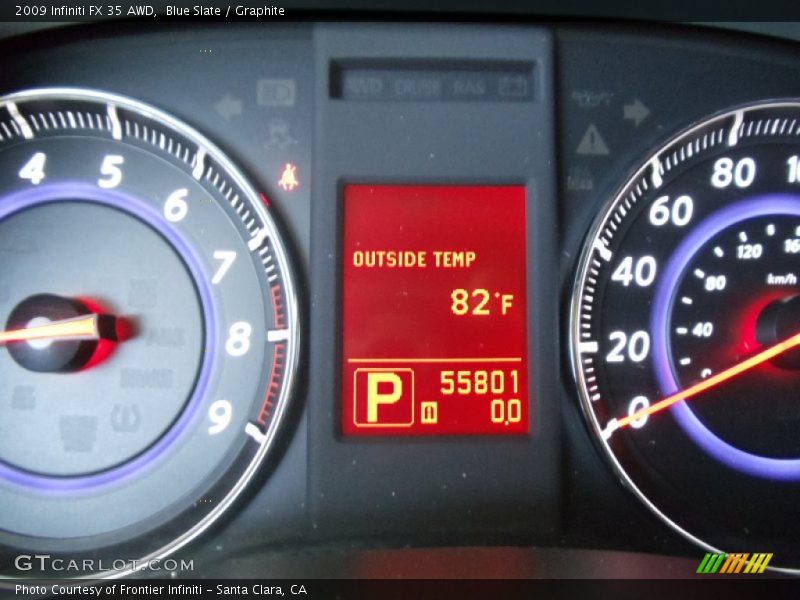 Blue Slate / Graphite 2009 Infiniti FX 35 AWD
