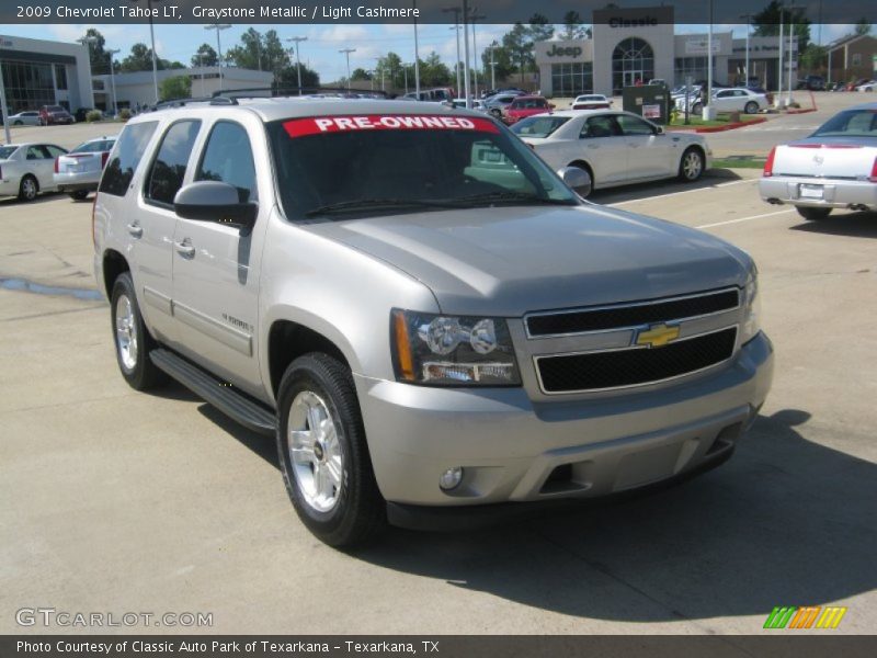 Graystone Metallic / Light Cashmere 2009 Chevrolet Tahoe LT