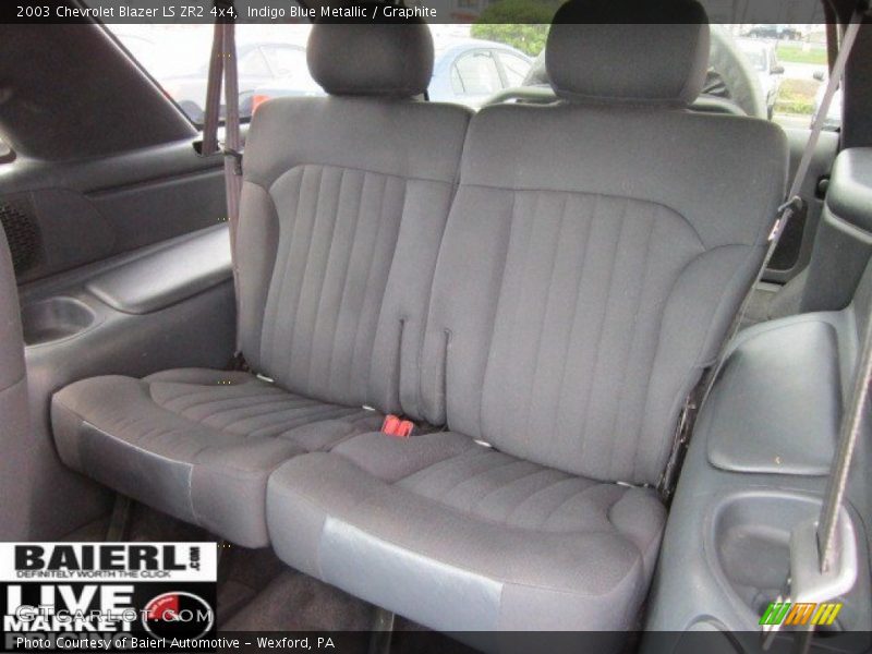 Indigo Blue Metallic / Graphite 2003 Chevrolet Blazer LS ZR2 4x4