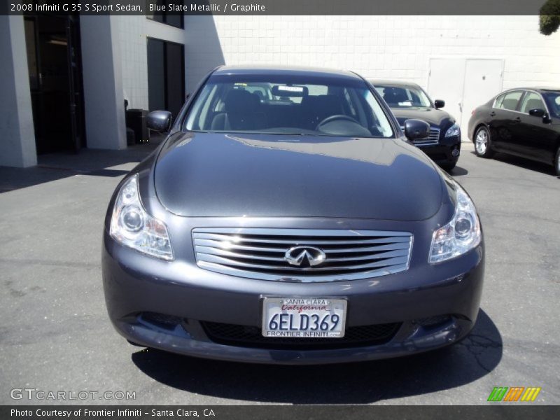 Blue Slate Metallic / Graphite 2008 Infiniti G 35 S Sport Sedan