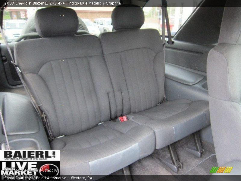 Indigo Blue Metallic / Graphite 2003 Chevrolet Blazer LS ZR2 4x4