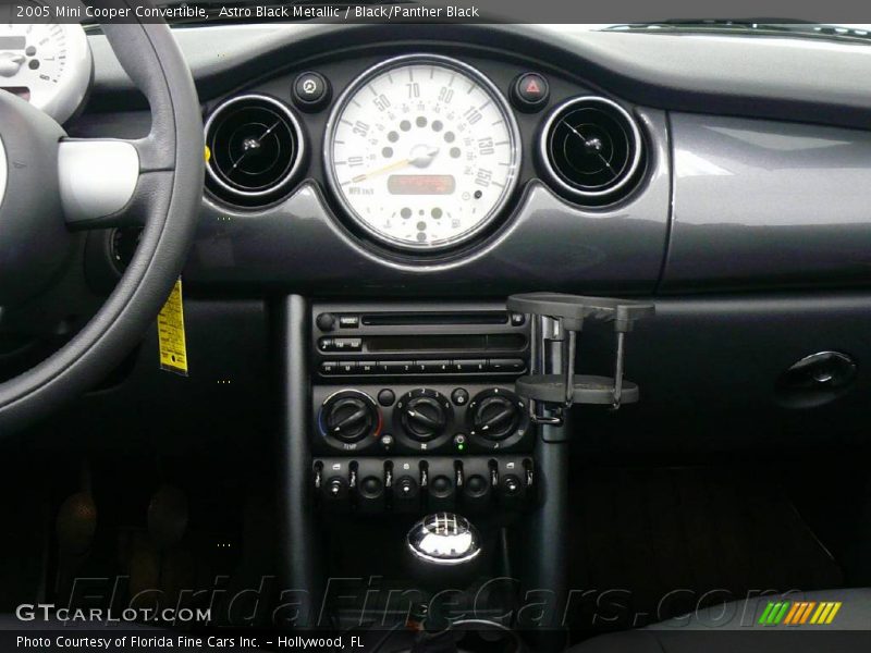 Astro Black Metallic / Black/Panther Black 2005 Mini Cooper Convertible
