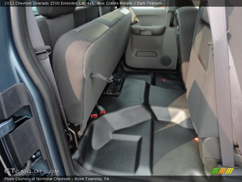 Blue Granite Metallic / Dark Titanium 2011 Chevrolet Silverado 1500 Extended Cab 4x4