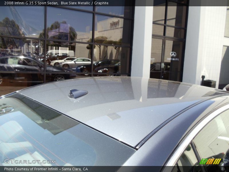 Blue Slate Metallic / Graphite 2008 Infiniti G 35 S Sport Sedan