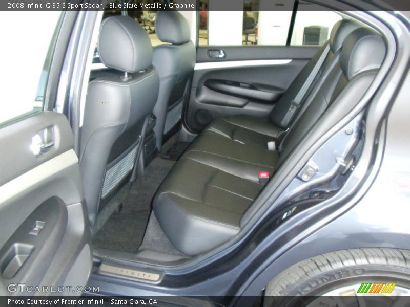 Blue Slate Metallic / Graphite 2008 Infiniti G 35 S Sport Sedan