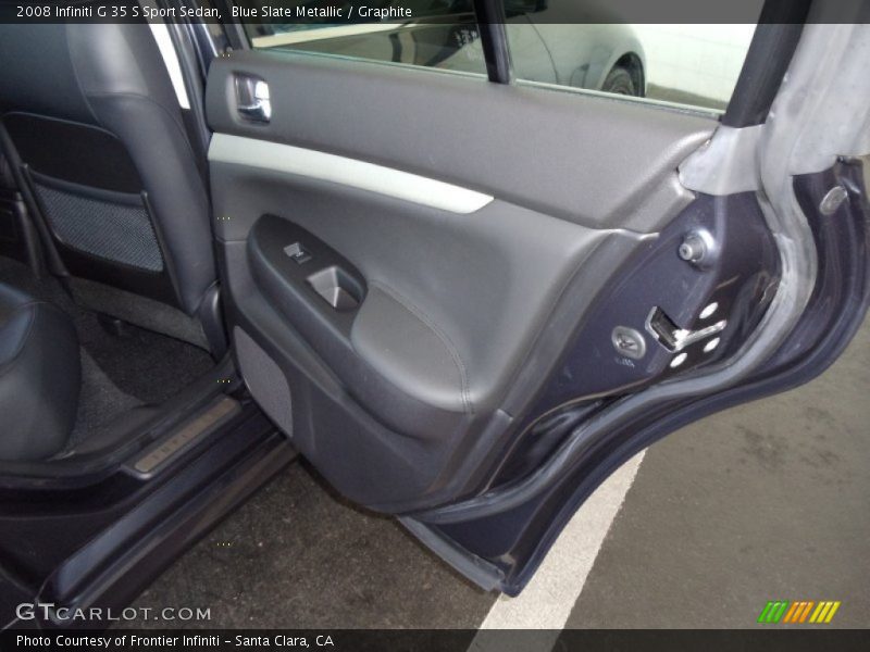 Blue Slate Metallic / Graphite 2008 Infiniti G 35 S Sport Sedan