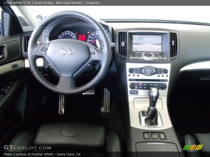 Blue Slate Metallic / Graphite 2008 Infiniti G 35 S Sport Sedan