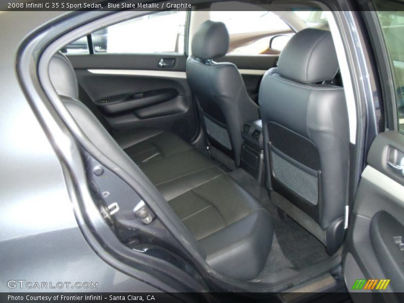 Blue Slate Metallic / Graphite 2008 Infiniti G 35 S Sport Sedan