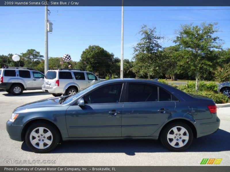 Slate Blue / Gray 2009 Hyundai Sonata GLS