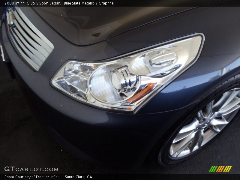 Blue Slate Metallic / Graphite 2008 Infiniti G 35 S Sport Sedan