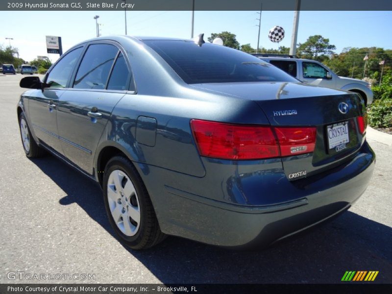 Slate Blue / Gray 2009 Hyundai Sonata GLS