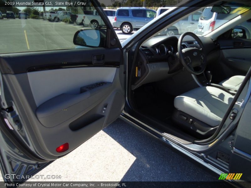Slate Blue / Gray 2009 Hyundai Sonata GLS