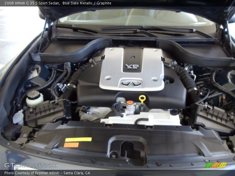 Blue Slate Metallic / Graphite 2008 Infiniti G 35 S Sport Sedan