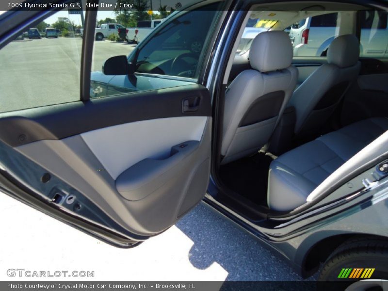 Slate Blue / Gray 2009 Hyundai Sonata GLS