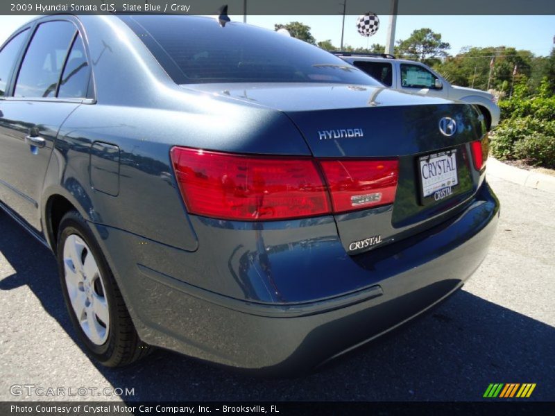 Slate Blue / Gray 2009 Hyundai Sonata GLS