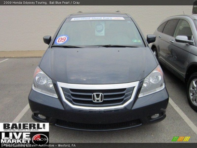 Bali Blue Pearl / Gray 2009 Honda Odyssey Touring